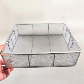 Industrial Equipment Loading Basket Freshly Washed Cleaning Basket Storage Basket 304 Stainless Steel Cleaning Basket