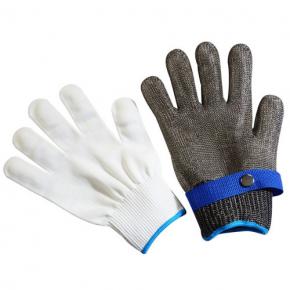 Anti-cut Gloves Slaughter Fish Level 5 Anti-cut Labor Protection Hand Protection 316 Stainless Steel Wire Metal Iron Gloves