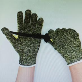 Aramid-wrapped Steel Wire Gloves Labor Labor Insurance Wear-resistant Grade 5 Anti-cut Gloves Fire-retardant Flame Retardant Resistant To 250 Degrees High Temperature