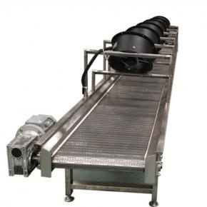 Stainless Steel Conveyor High Temperature Resistant Assembly Line Mesh Chain Conveyor Belt Automatic Conveyor Mesh Belt Type Air-cooled Conveyor