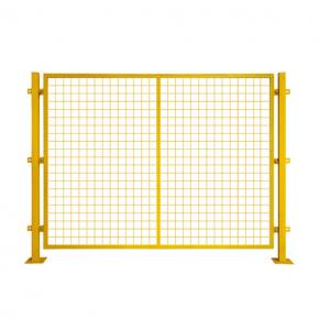 Workshop Isolation Net Warehouse Impregnated Barbed Wire Warehouse Workshop Isolation Net Removable Wire Mesh With Door